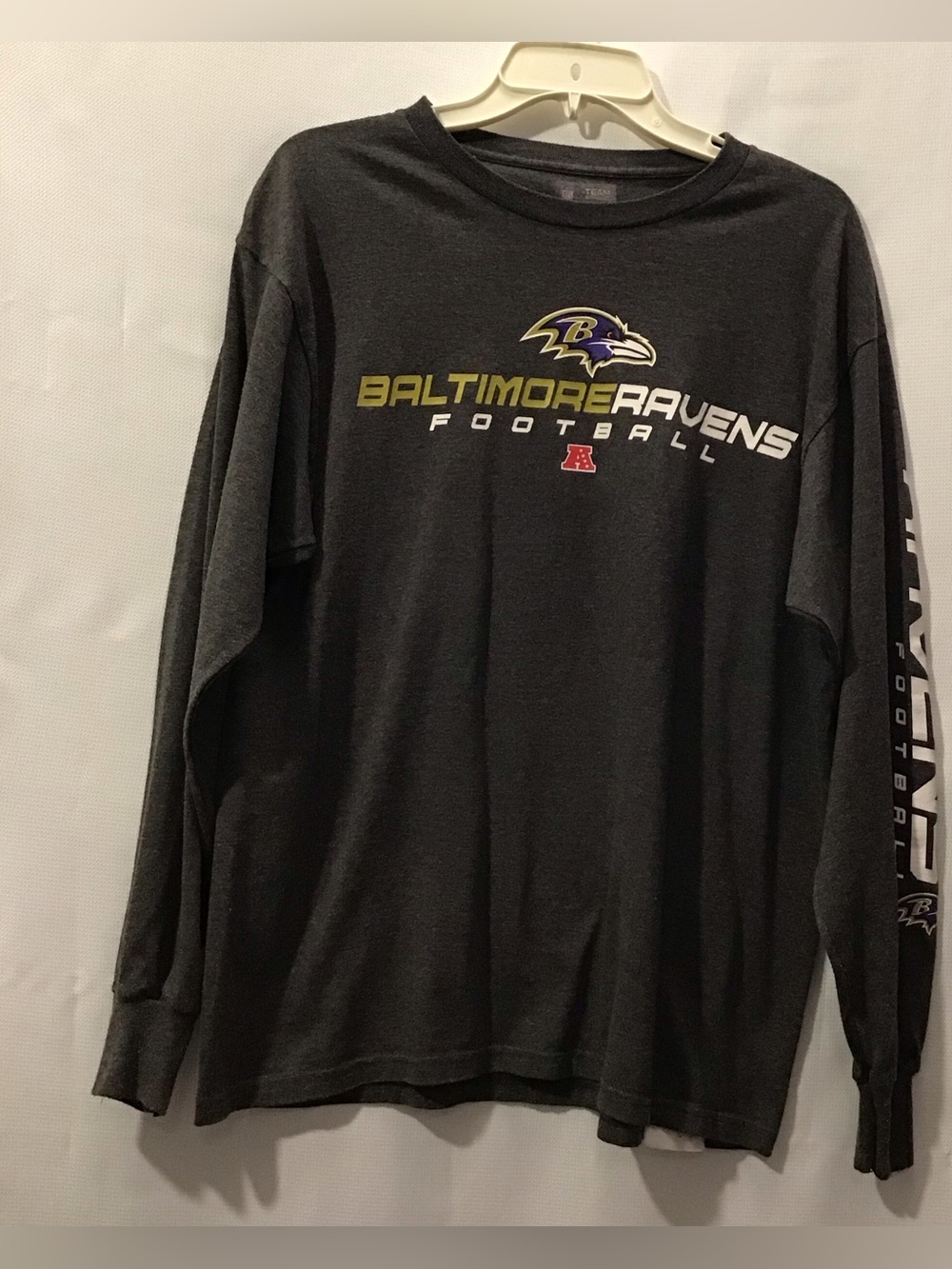 569 Ravens Long Sleeve Team Shirt - Gray Black
